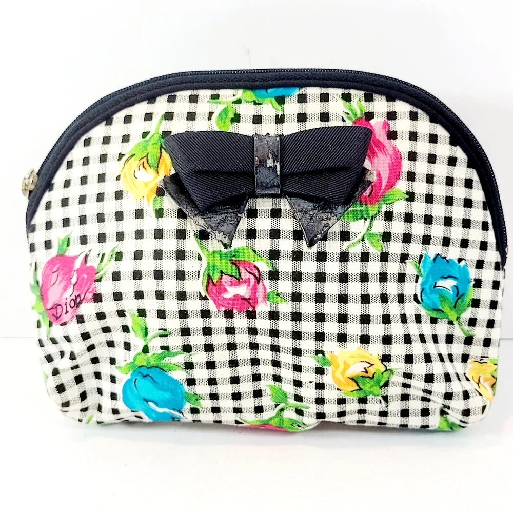 Christian Dior Leather Make Up Bag